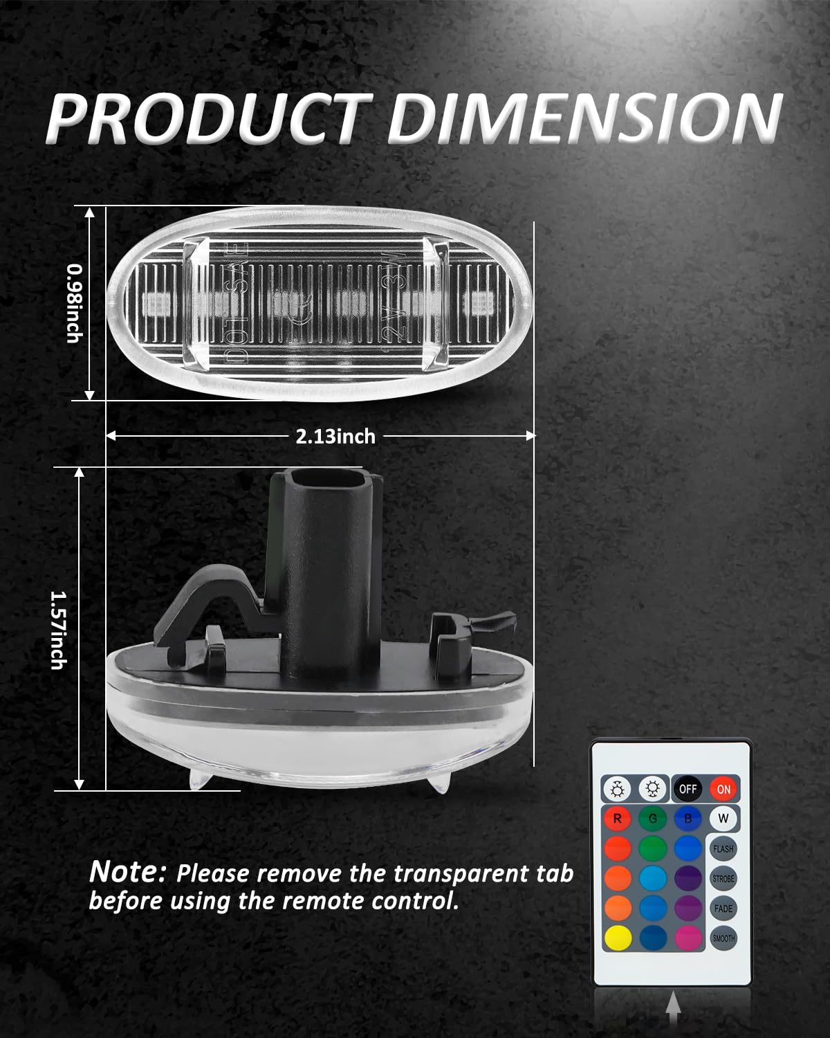 Amazon.com: Bestview RGB LED Side Marker Lights for Ford F250 F350