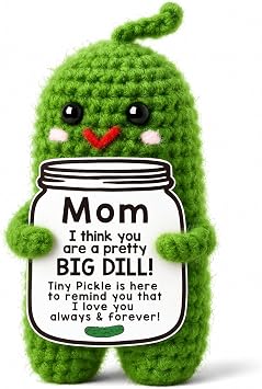 Gifts for Mom Mom Birthday Gift Ideas Mother in Law Handmade Crochet Pickle