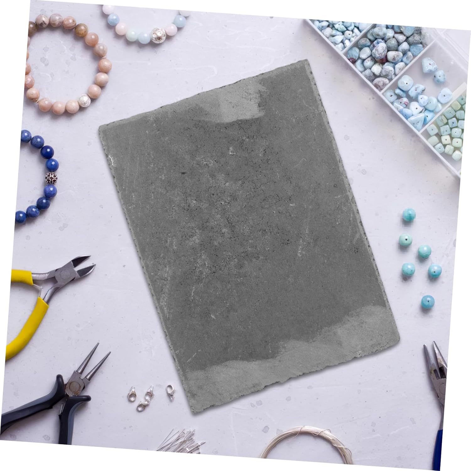 Angoily Silicon Carbide Pottery Kiln Equipment Fireproof Board Firing Stand for Clay Art Jewelry Making Tools