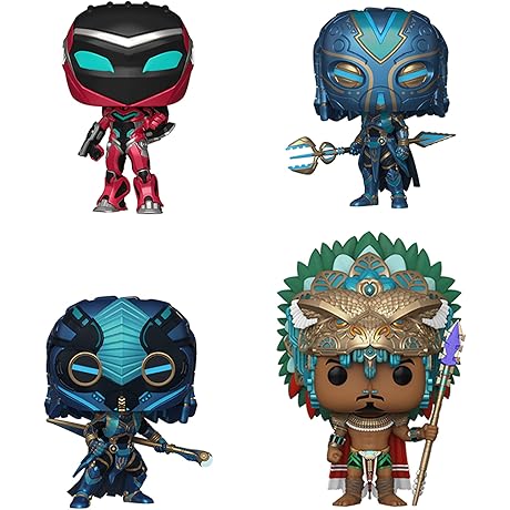 Marvel Studios Black Panther Wakanda Forever Pop! Figure Vinyl - Set of 4