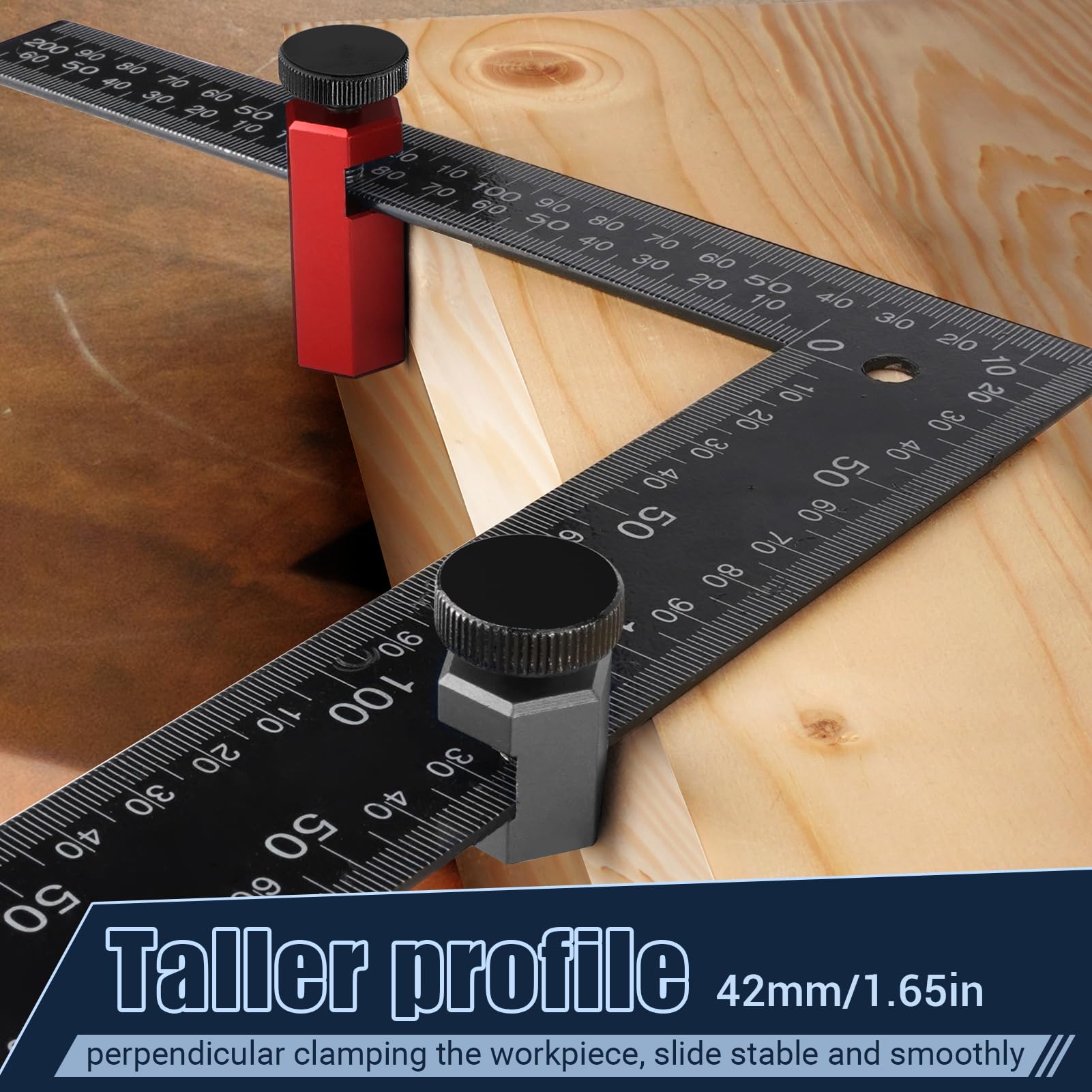 2 Pack Framing Square Stops, Stair Gauge Set For Framing