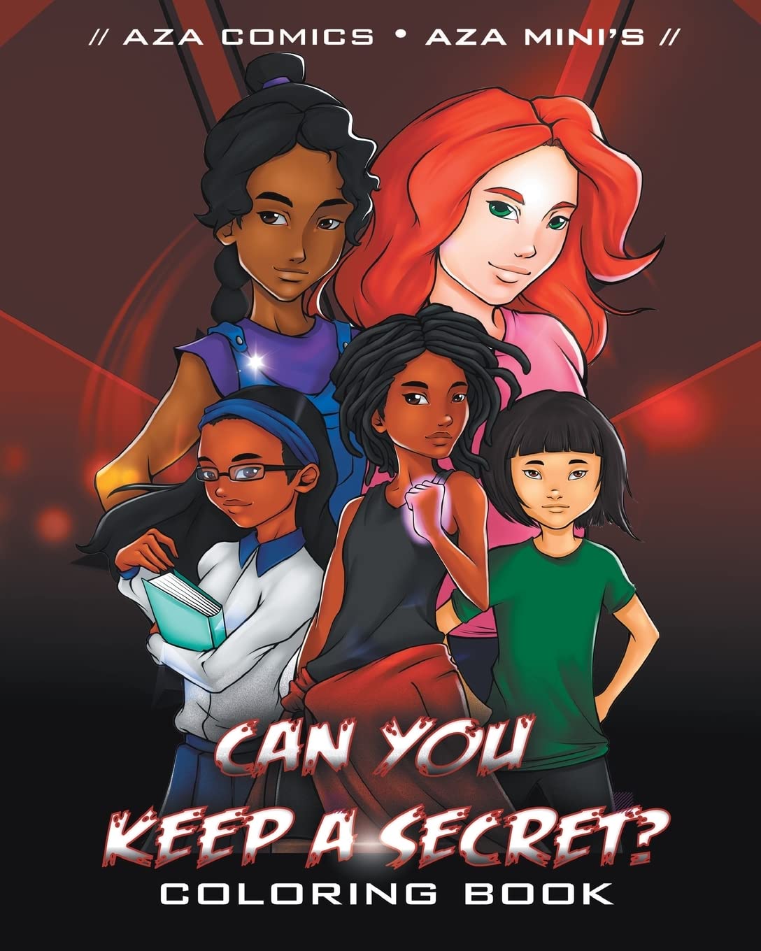 Aza Comics Can You Keep A Secret? Coloring Book: 1 (Aza Mini's)