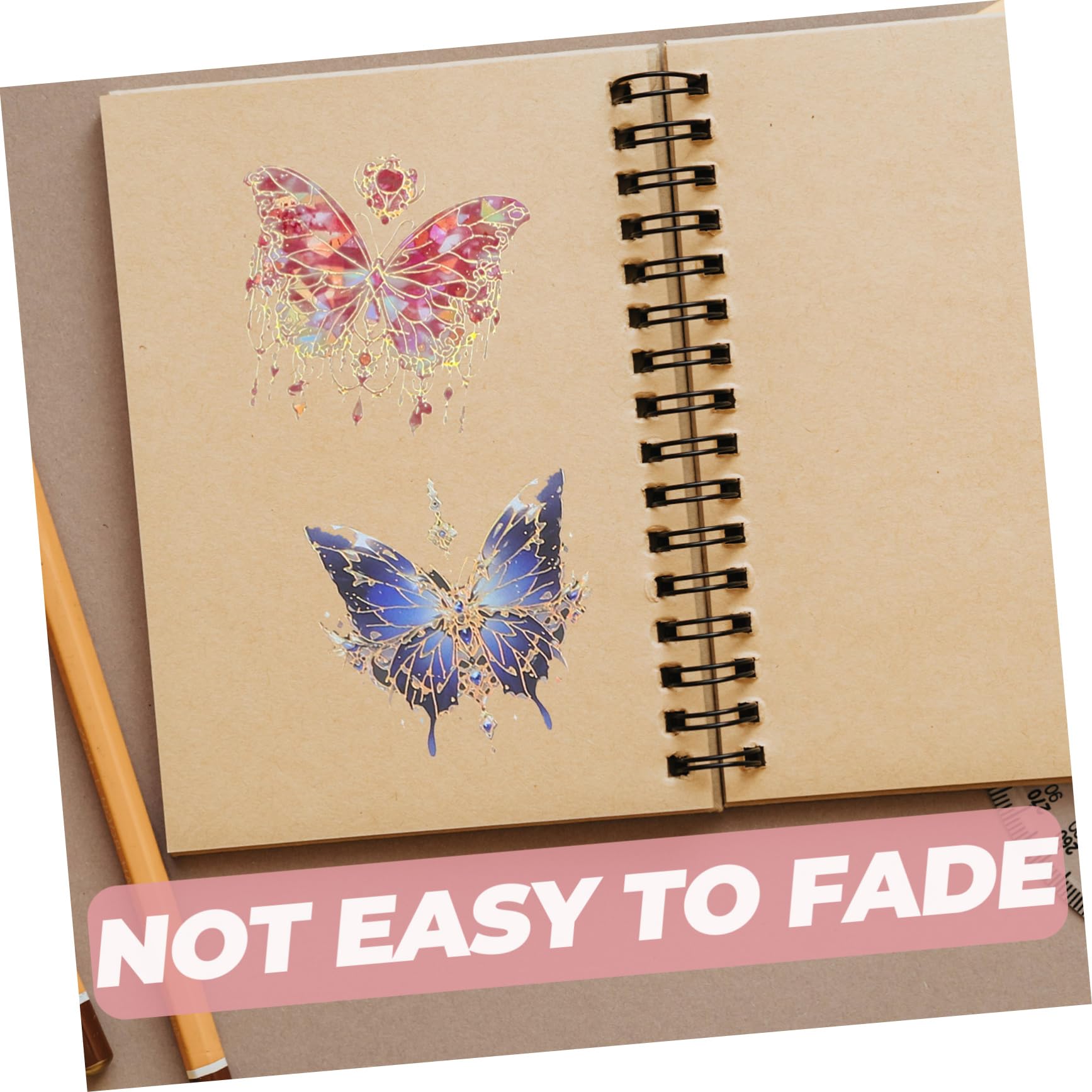 Angoily 3 Ensembles Autocollants Holographiques Décoratifs Pour Scrapbooking Journal Agenda Téléphone Stickers À Motifs Divers Pour Diy Artisanat 120 Pièces * 3