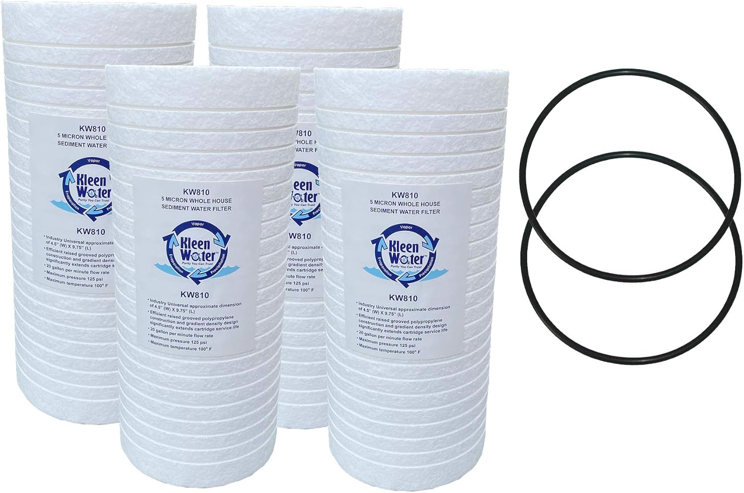 Whirlpool whkf-gd25bb aqua-pure ap810、ap801互換フィルタ、KleenWater kw810