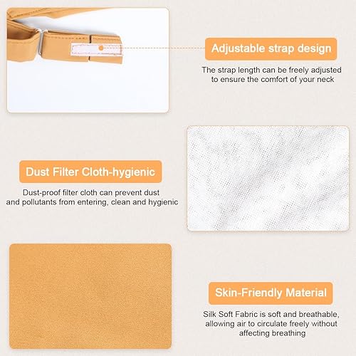 Miniatura 5 de Cubierta de estoma de cuello para traqueotomía, cubierta de laringectomía transpirable para cuidado de traqueotomía, suministros de traqueotomía,