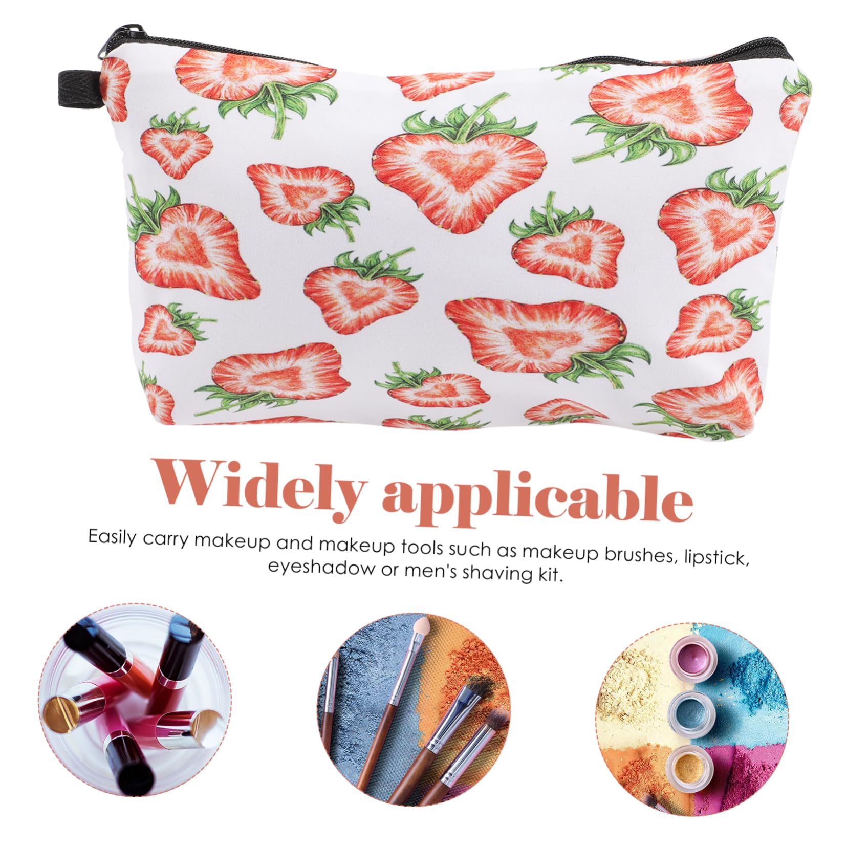 ABOOFAN 10piezas Bolsa De Maquillaje Portátil De Estampado De Organizador De Artículos De Tocador y Cosméticos para Diseño Elegante y Práctico
