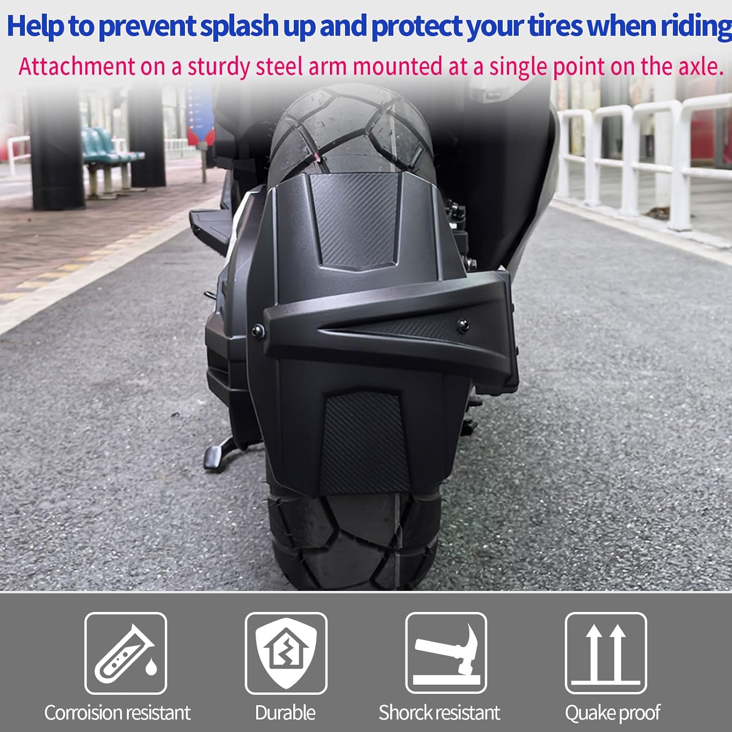 Motorcycle Rear Wheel Fender Cover Splash Guard fit for HO&N&DA X-ADV 750 XADV 750 2017-2025 Forza750 Forza 750 Accessories 2021-2025 Mudguard