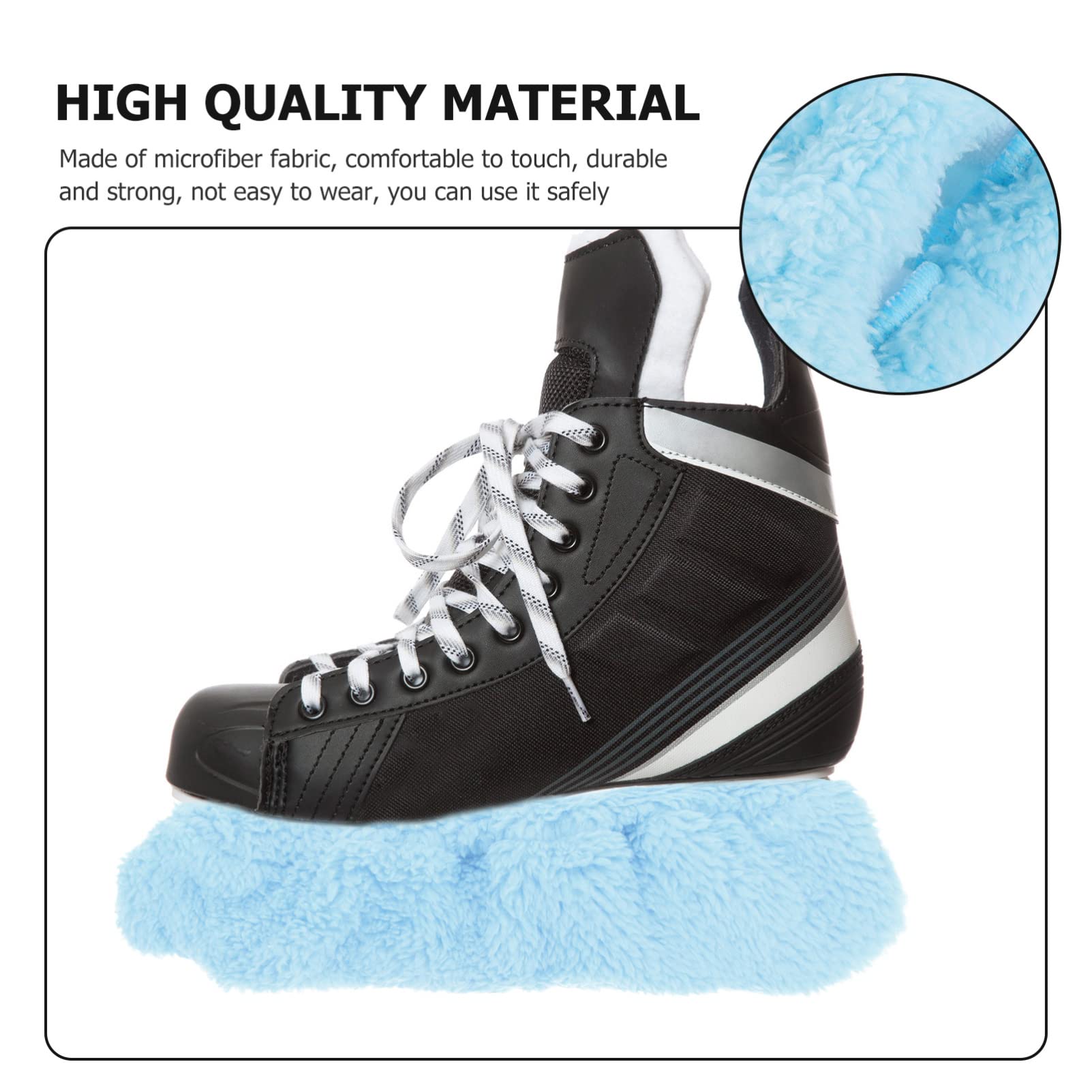 Toddmomy 6paires Housses De pour Lames De Patinage De Manchons Élastiques pour Accessoires De Patins à Glace