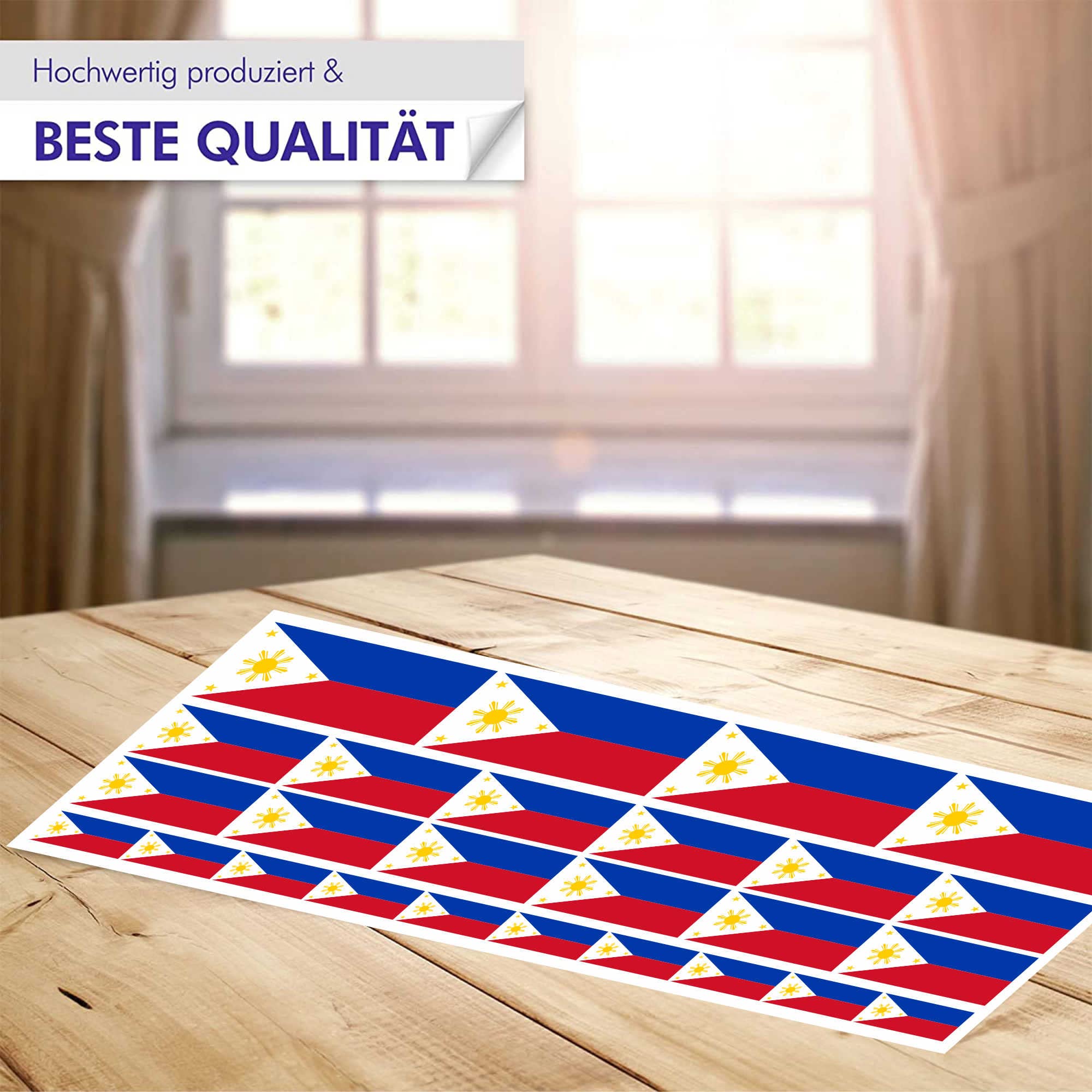 The Shocker Hand Aufkleber 15cm - Philippines Flagge Auto Decal