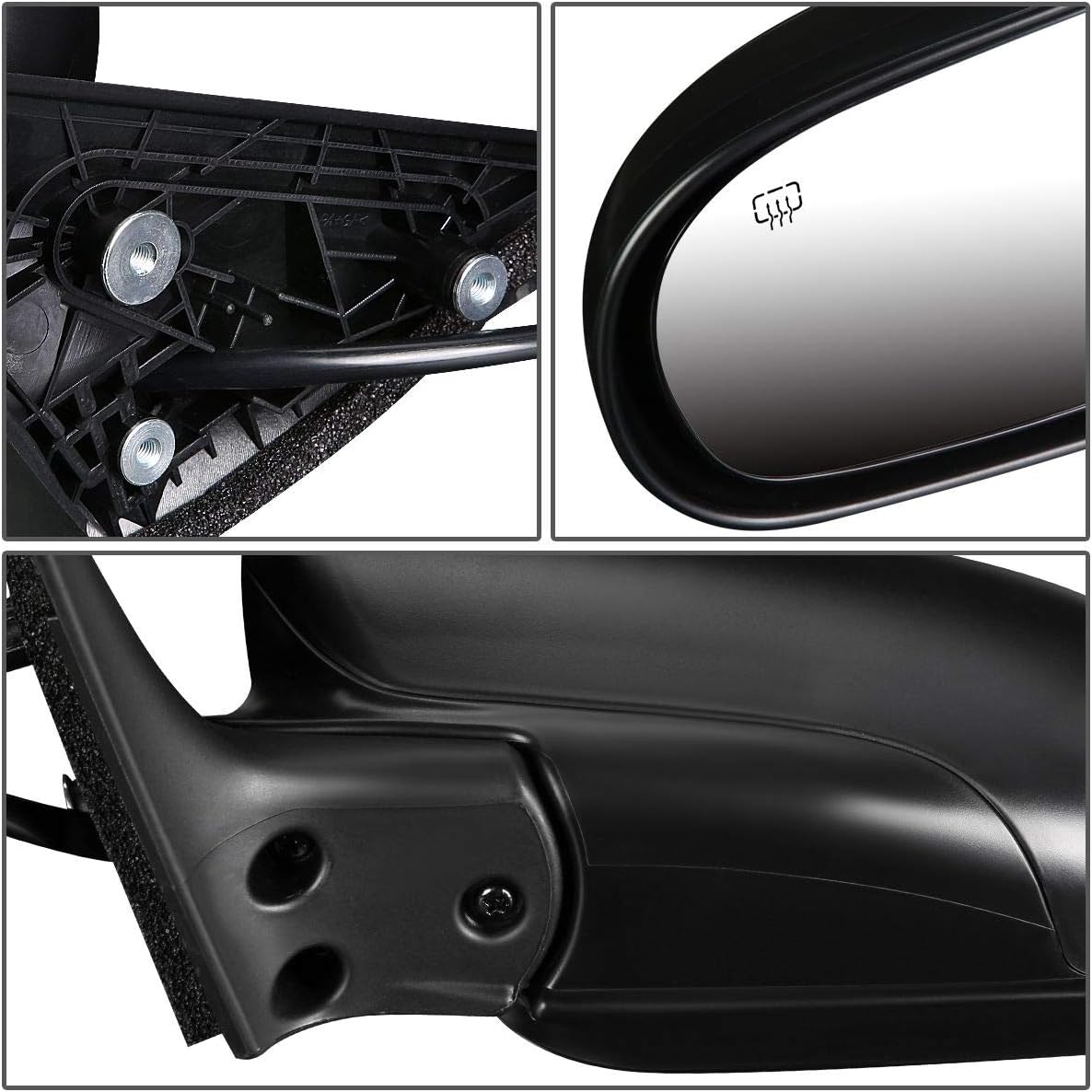 Auto Dynasty SU1320107 OE Style Powered+Heated Driver/Left Side View Door Mirror Compatible with Subaru Legacy Outback 05-09