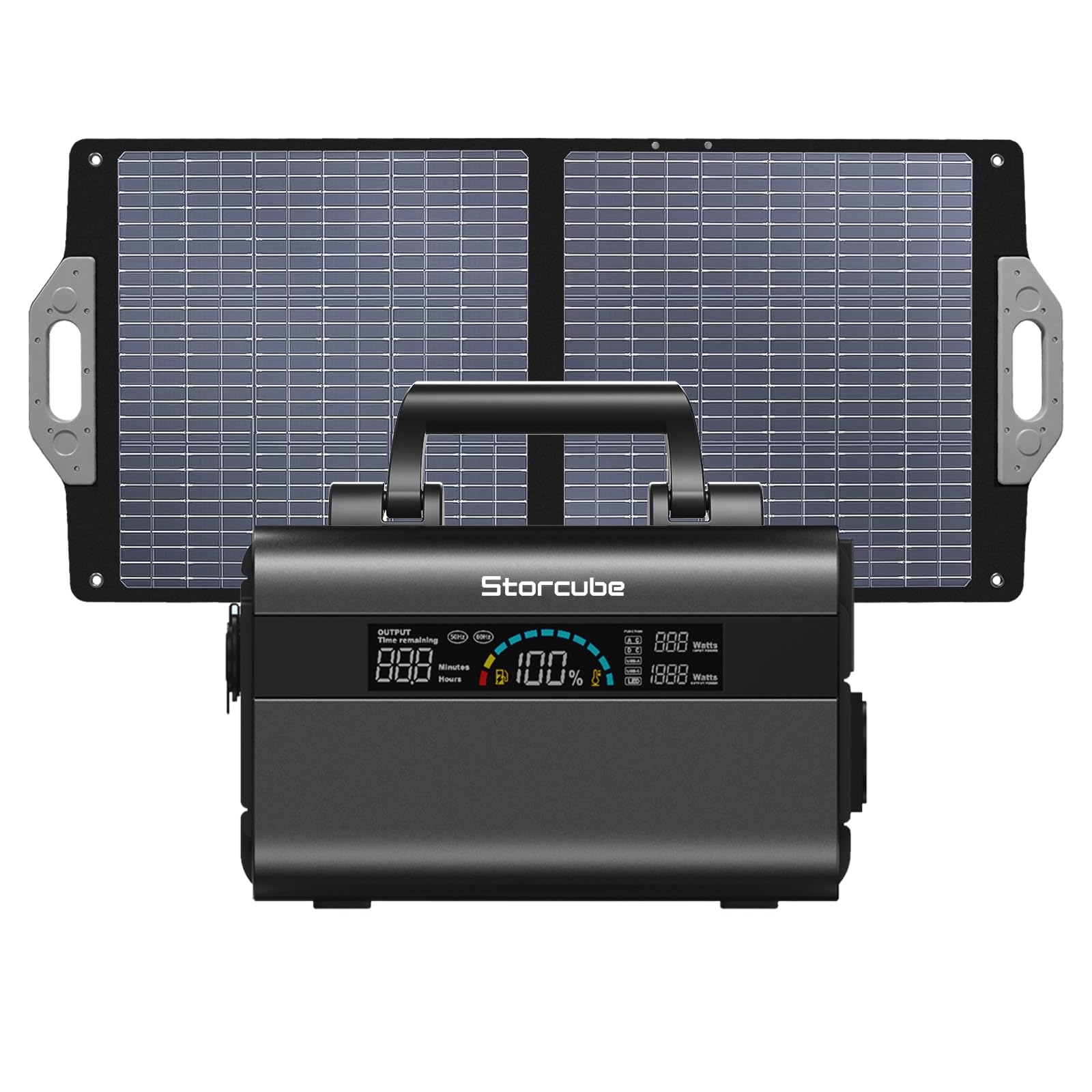 Amazon.co.jp: STORCUBE S300M ポータブル電源 ソーラーパネル セット