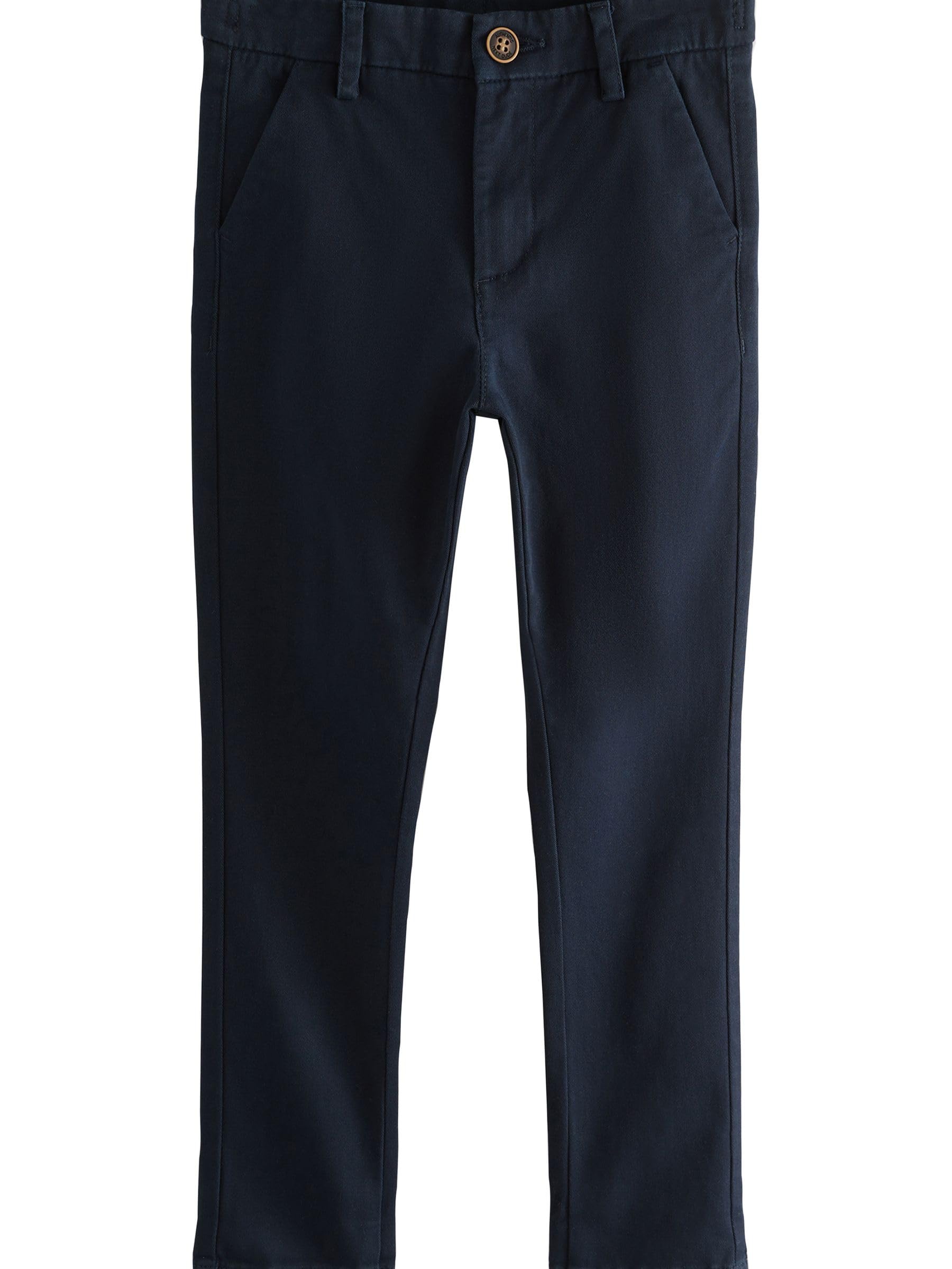 NEXT Garçon Pantalon Chino Skinny Stretch, Lot de 2