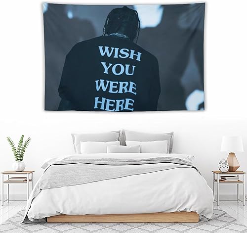 Miniatura 5 de NOsawa Tapiz Singer Travis Scott Rapero Álbum de Música Tapices Arte Decoración de la Pared del Hogar Póster Colgante Póster Impresión Imagen Sala