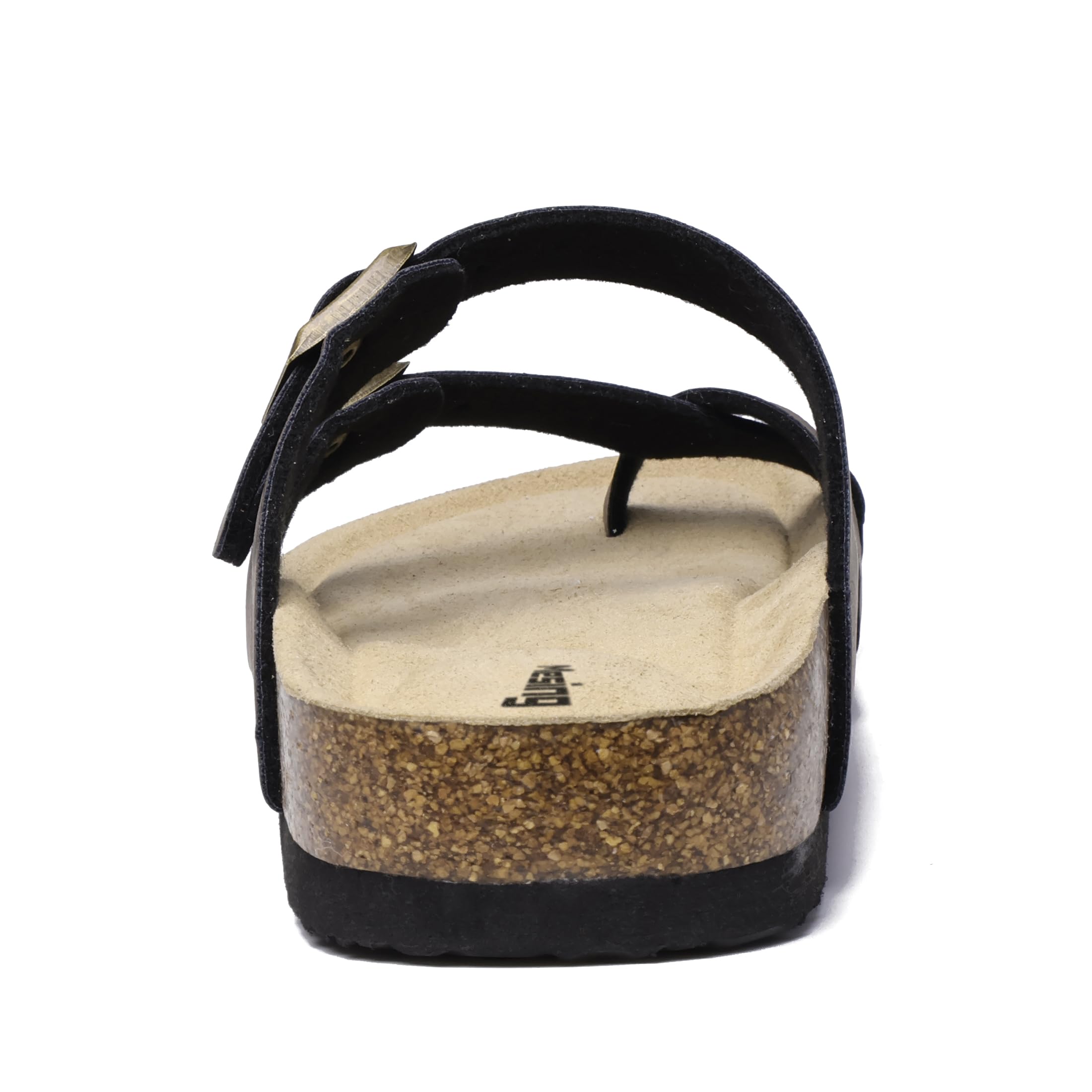 Mesing Ciabatte Infradito Donna Uomo Estive con Plantare in Sughero Comodi Sandali Ortopedici Pelle Scamosciata Antiscivolo Pantofole