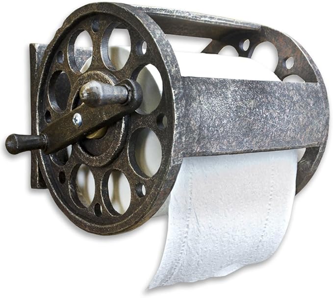 Fishing Reel Toilet Paper Holder