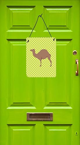 Miniatura 2 de Caroline's Treasures BB7645DS1216 F1 Híbrido Camel Green - Letrero de metal de aluminio para colgar en la pared o en la puerta, placa de metal de