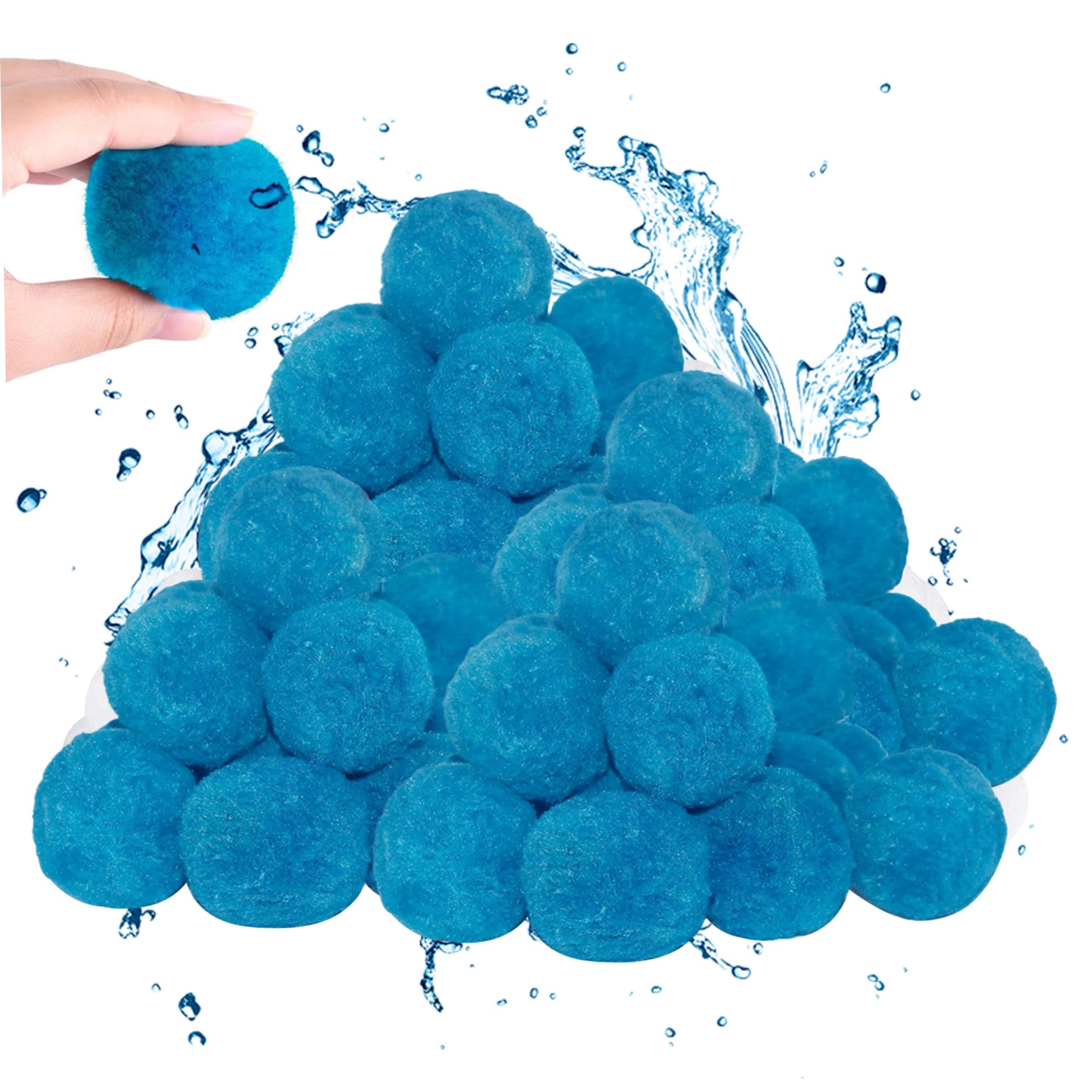 Boules filtrantes de piscine anti-colmatage et réutilisables pour une eau cristalline