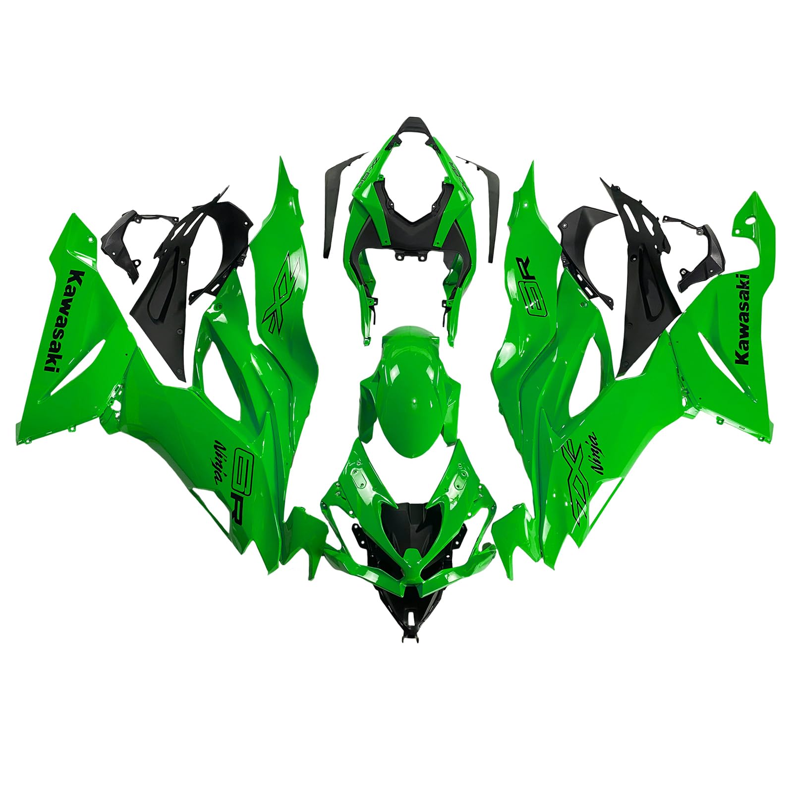 日用品 Bruce & Shark(ブルース・サメ) ZX6R カウル 適用ZX6R 2019-2023用