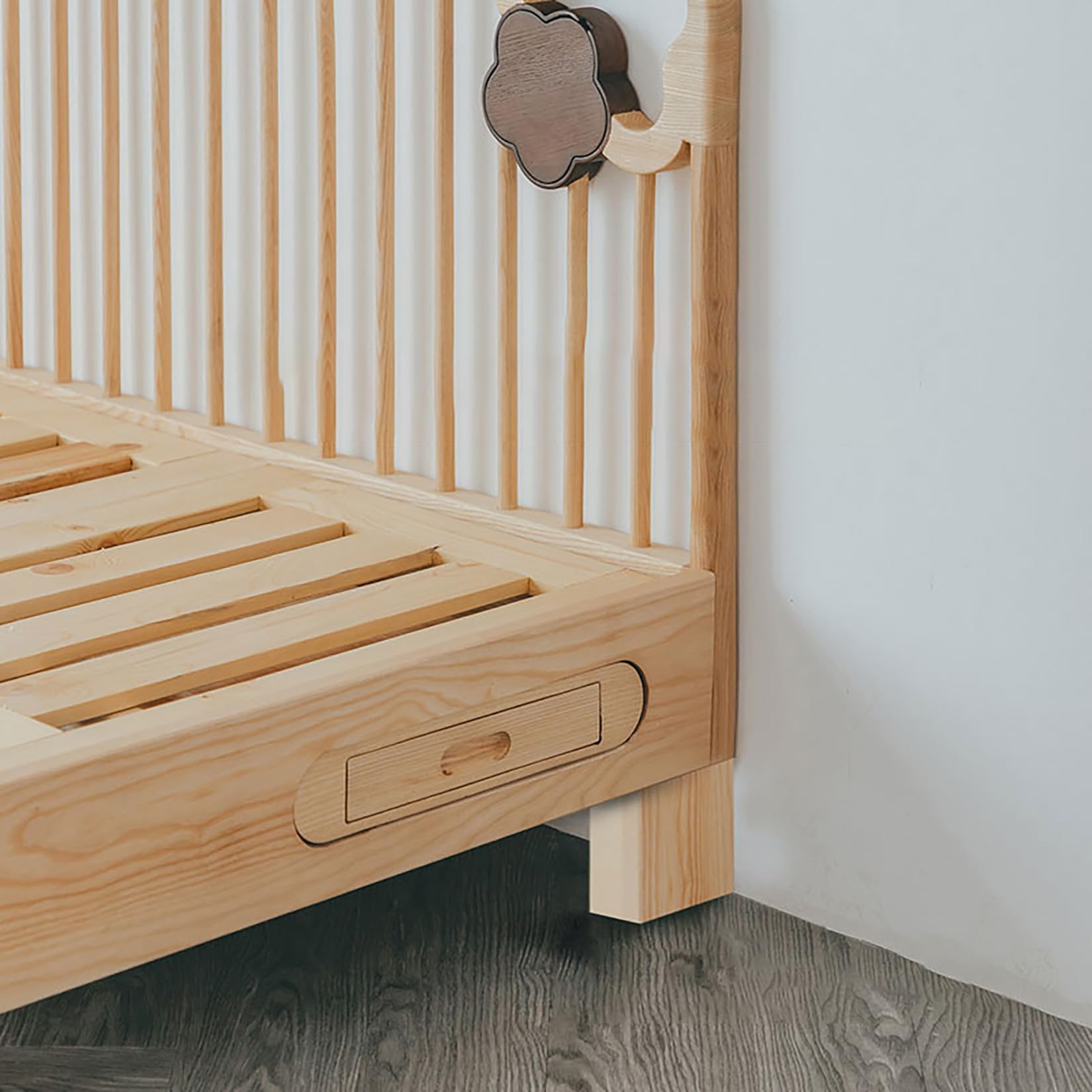 Elevador de Muebles de Madera,Patas para Sofas Elevadores para Camas Pies De Madera del Gabinete,para Estructura de Cama, Armario, Sofá,Set de 4