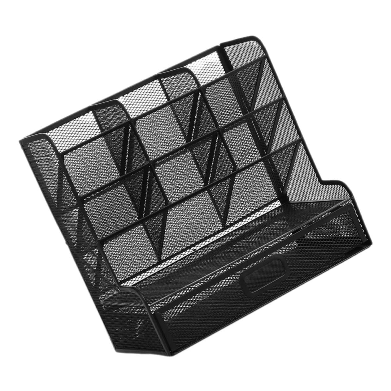 Organizzatore per Cancelleria Scatola Portaoggetti in Metallo Organizer per Penne Portapenne da Scrivania Supporto Portaoggetti Resistente e Facile da Pulire