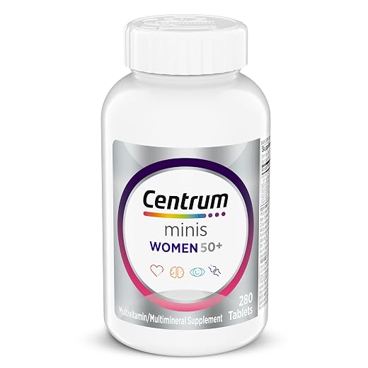 Centrum Minis Silver Women's Multivitamin, Women 50 and Over, 280 Tablets