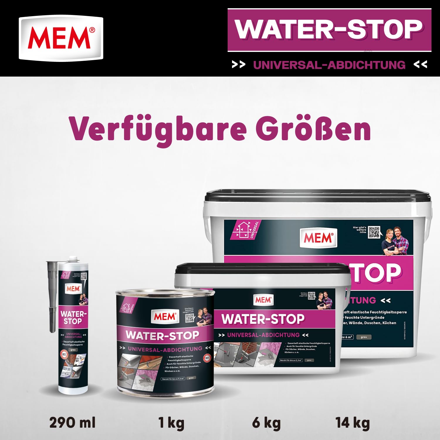 MEM 30822568 - Resistencia al agua (6 kg), color gris