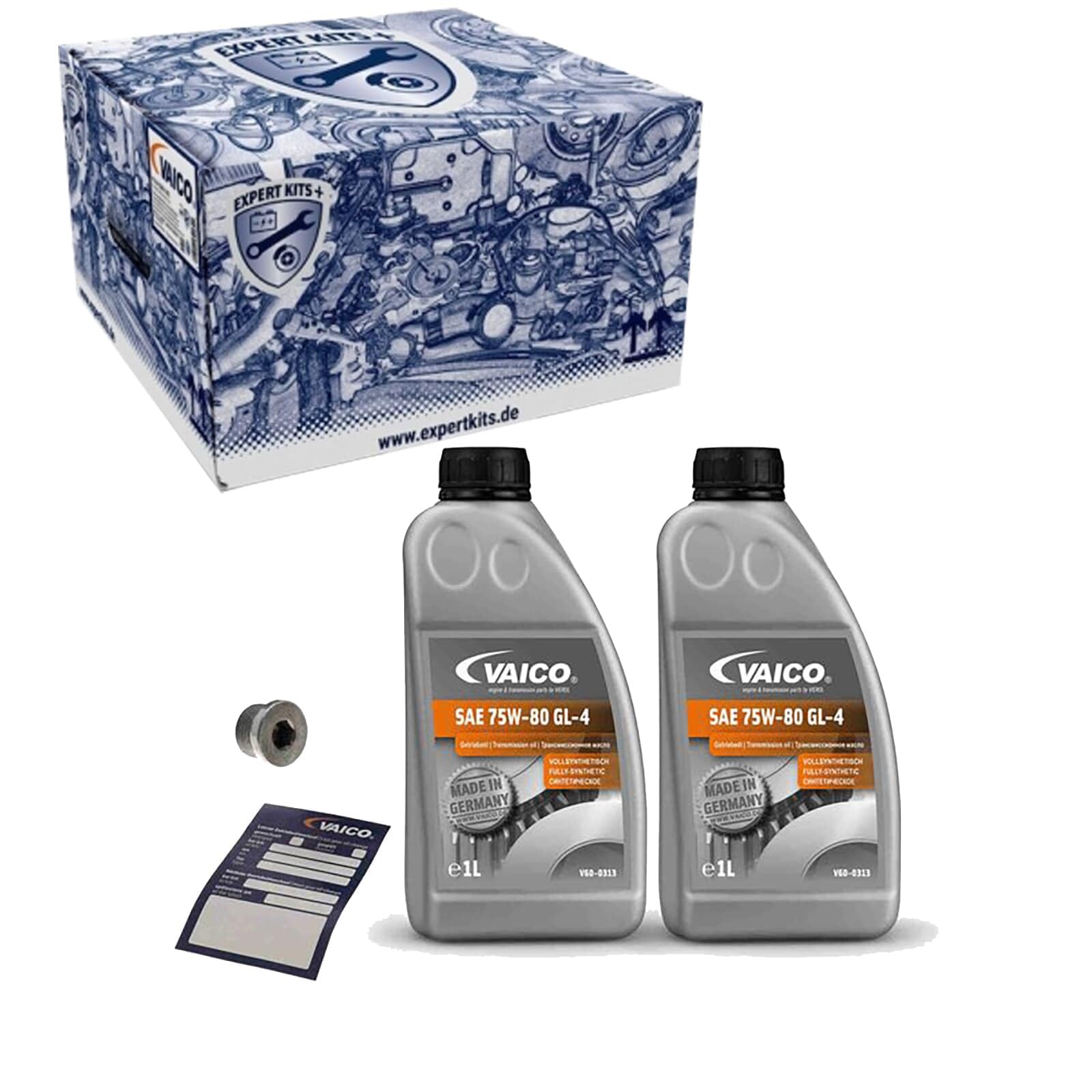 Vaico Getriebeöl Ölwechsel Set Machatronik+Getriebeeinheit | V10-5582-SP2 + V10-5582-SP1 passend für DQ200
