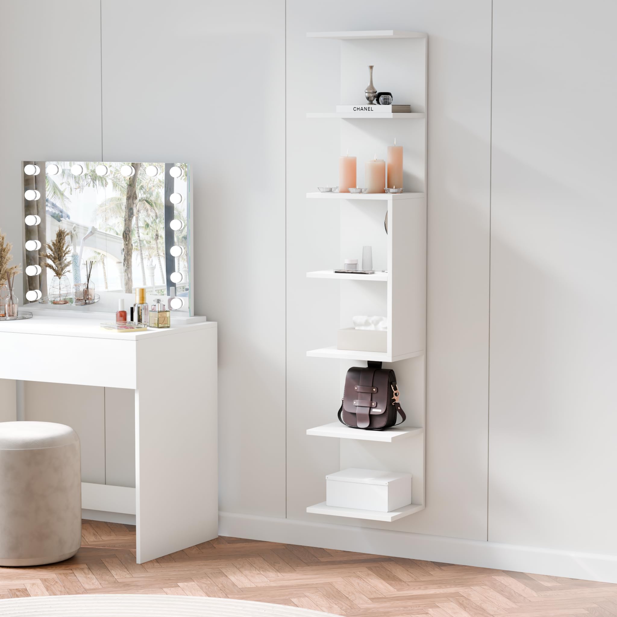 Lot De 4 étagères Murales, étagères Flottantes, étagère De Rangement