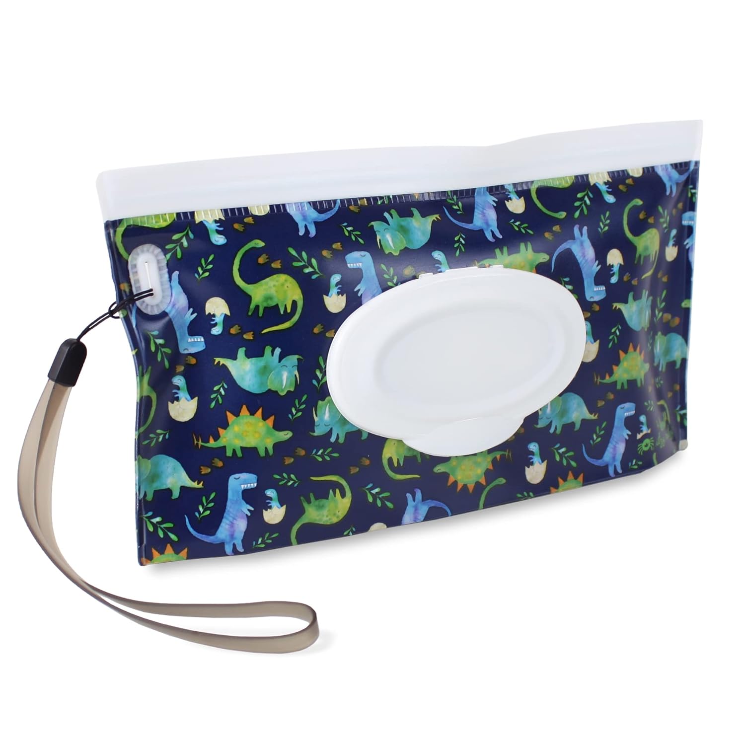 Itzy Ritzy Reusable Wipe Pouch – Take & Travel Pouch Holds Up To 30 Wet Wipes, Includes Silicone Wristlet Strap, Leopard : Everything Else