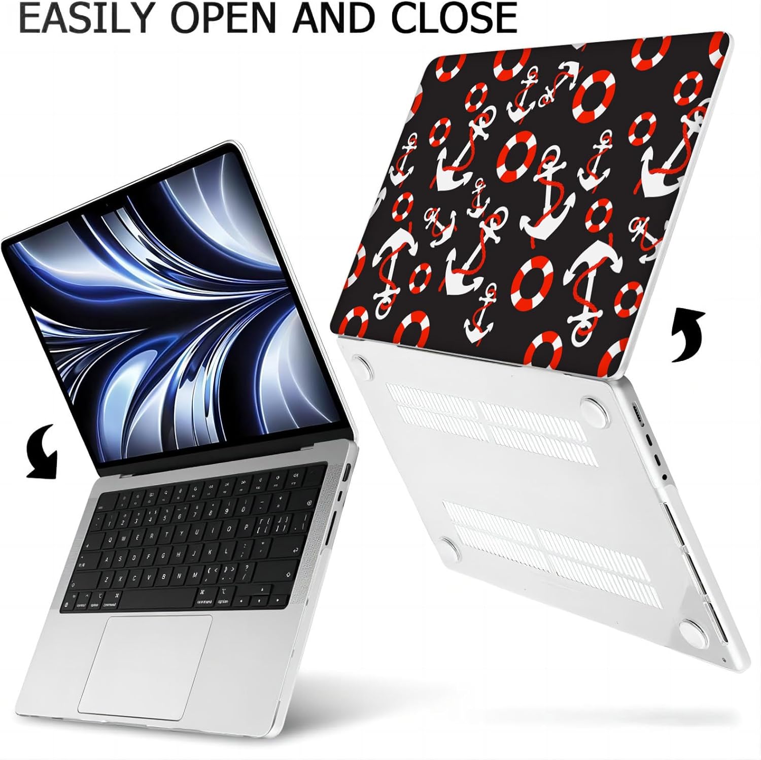 Compatible with MacBook Neo 13-inch, Hard Shell Case with Keyboard Cover and Screen Protector (A3404 A18 Pro chip, 2026 Release) - Anchors MD8807