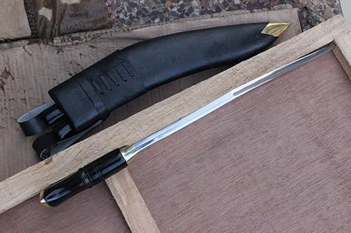 Miniatura 7 de 13" Service Kukri - Khukuri de acero de alto carbono, cuchillos forjados a mano, Kukris tradicional de Nepal