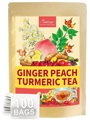 Miniatura 71 de TeeLux Bolsas de té de raíz de diente de león tostado, té de hierbas de raíz de diente de león natural premium, sin cafeína, 50 bolsas de té