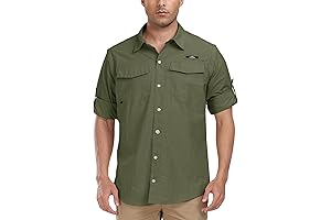 Burn XL: CHEXPEL Men's Travel Safari Shirt