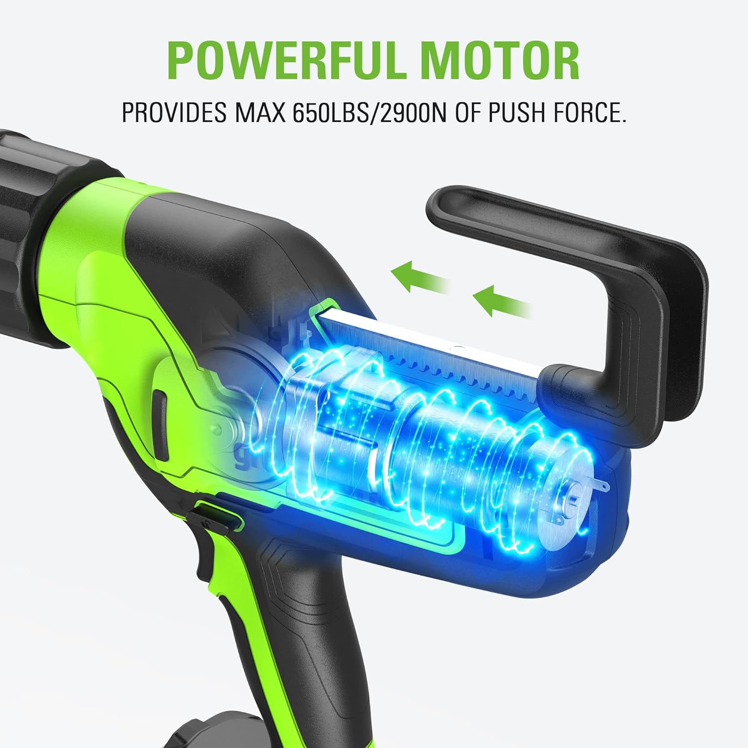 Greenworks 24V Cordless Caulk Gun 6-Speed Anti-Dripping with 2Ah Battery and Changer - - 