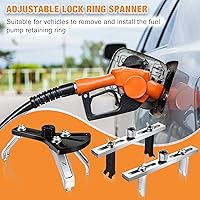 Vista 5 de Frienda 3 piezas universal de extracción de bomba de combustible herramientas de extracción de bomba de combustible ajustable módulo de anillo llave