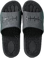 Vista 8 de Zapatos relajantes para masaje de pies, cómodas pantuflas de masaje, pantuflas antideslizantes de fondo grueso, verde, 44-45, masajeador de pies