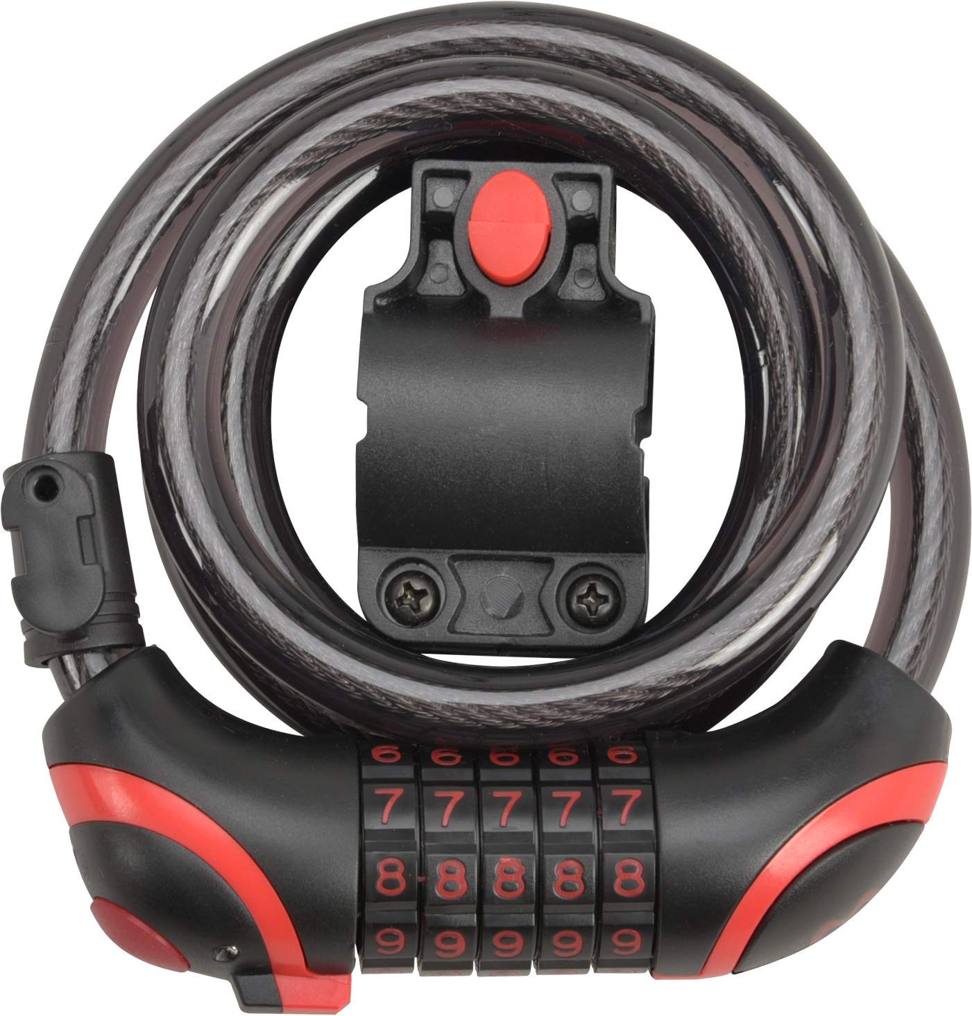 Amazon | カノーバー(CANOVER) 自転車 ワイヤーロック錠 ダイヤル式