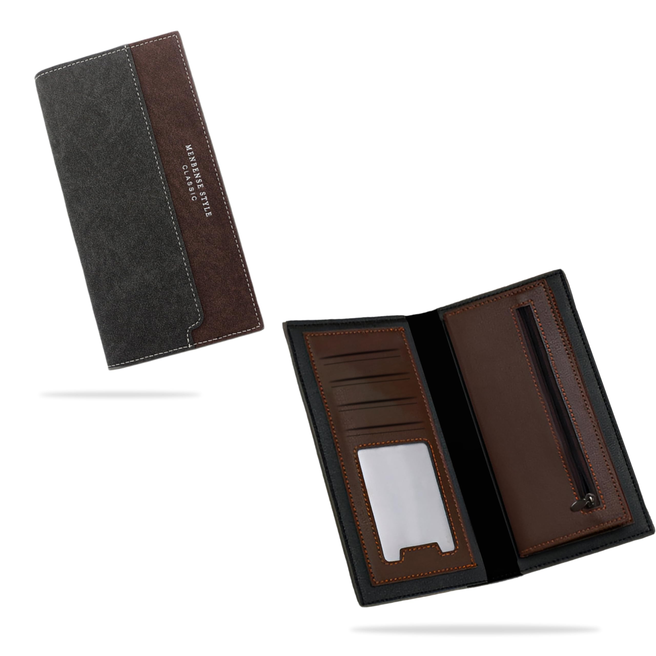 Kraptick Bi-Fold Wallet Organiser for Men & Women - Slim Card Holder With Stylish Design (MFP922)