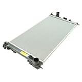 TRQ Radiator 1 Row Aluminum Core Compatible with 2013-2016 Scion FR-S 2013-2020 Subaru BRZ 2017-2020 Toyota 86