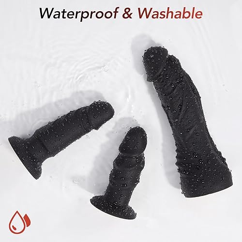 Miniatura 11 de UTIMI Correa de sexo de amarrar con consolador de silicona juguetes sexuales para masturbación femenina y lesbiana, lubricante incluido