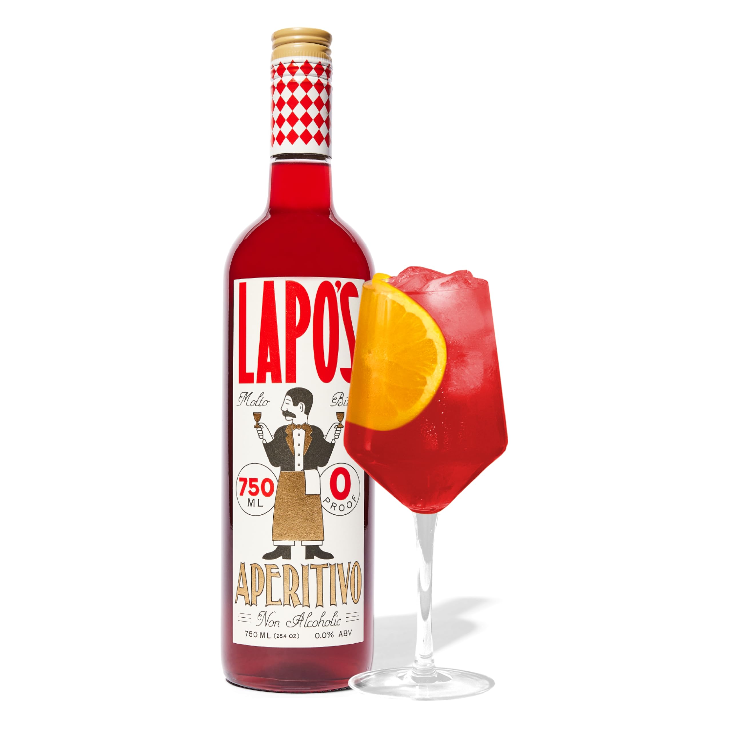 Amazon.com: Lapo's Non Alcoholic Aperitivo, Non-Alcoholic Spirits