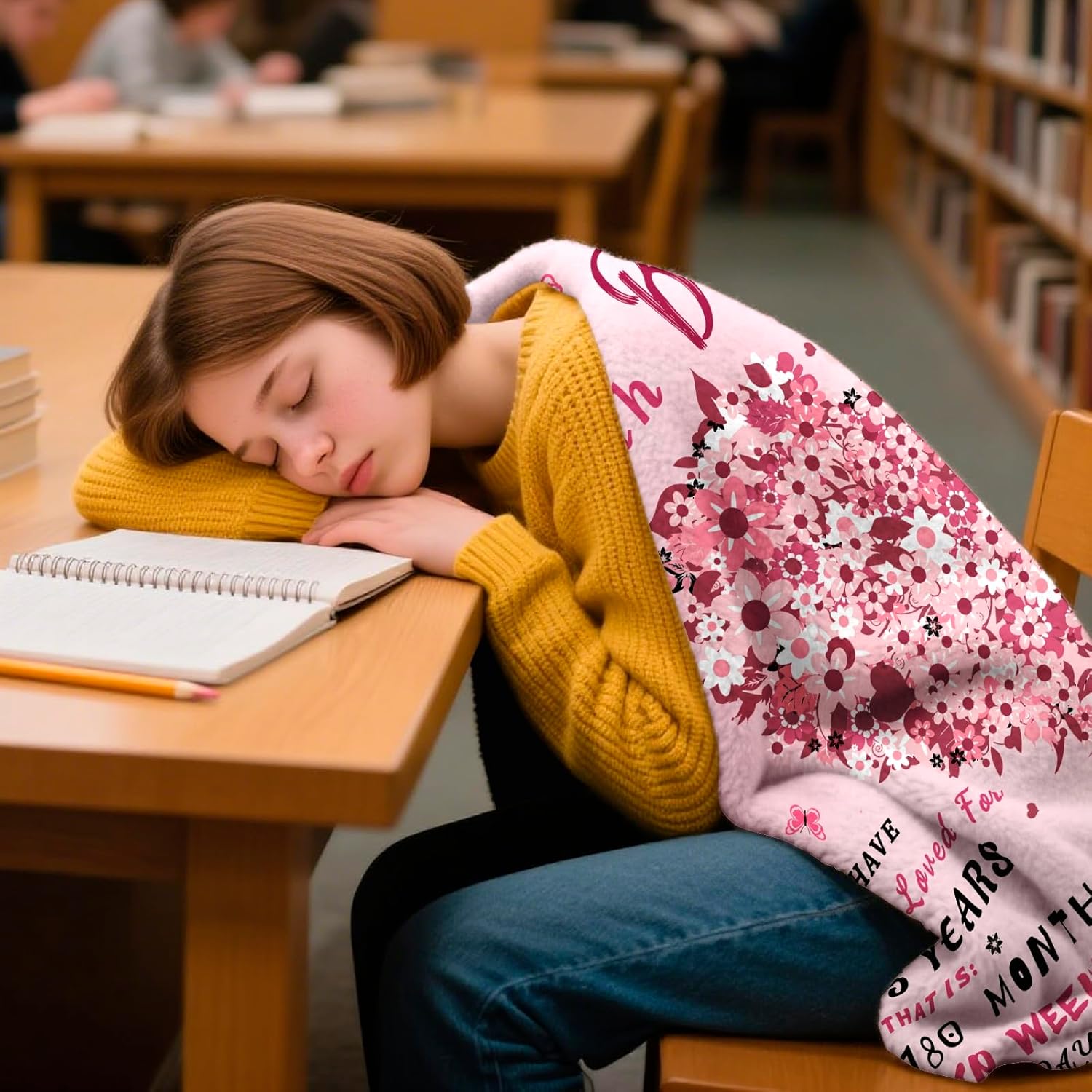 Quinceanera Gifts Throw Blanket 60"x50", Birthday Gifts for 15 Year Old Girl, 15th Birthday Gift for Teen Girls, Sweet 15 Presents for Girls, 15 Year Old Girl Gift Ideas, 15 Bday Present - Image 3