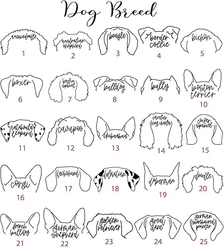 Miniatura 3 de IZI POD Sudadera personalizada de raza de perro, sudadera con orejas de perro con nombre, sudadera con capucha para perro y papá