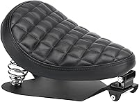 Vista 9 de LKV Asiento individual para motocicleta de 13.38" con kit de montaje de base de asiento personalizado para Harley Davidson Sportster XL 1200 883