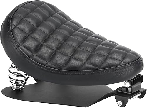 Miniatura 9 de LKV Asiento individual para motocicleta de 13.38" con kit de montaje de base de asiento personalizado para Harley Davidson Sportster XL 1200 883