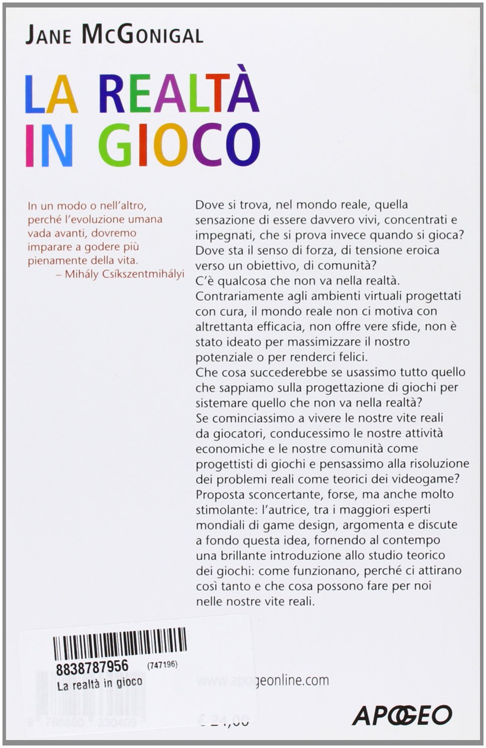 La realtà in gioco