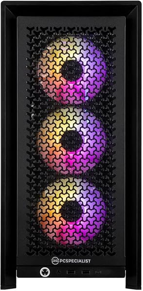PCSpecialist Pro PC Gaming - AMD Ryzen 7 7700 3,80 GHz 8-Core, 32 GB DDR5 RAM, 16 GB GEFORCE RTX 5070 Ti, 2TB M.2 SSD, Windows 11 - 4