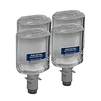 Vista 12 de Pacific Repuesto de jabón de manos de espuma suave ultra manual azul, aroma cítrico, 43715, 1200 ml por recarga, 4 recargas por caja