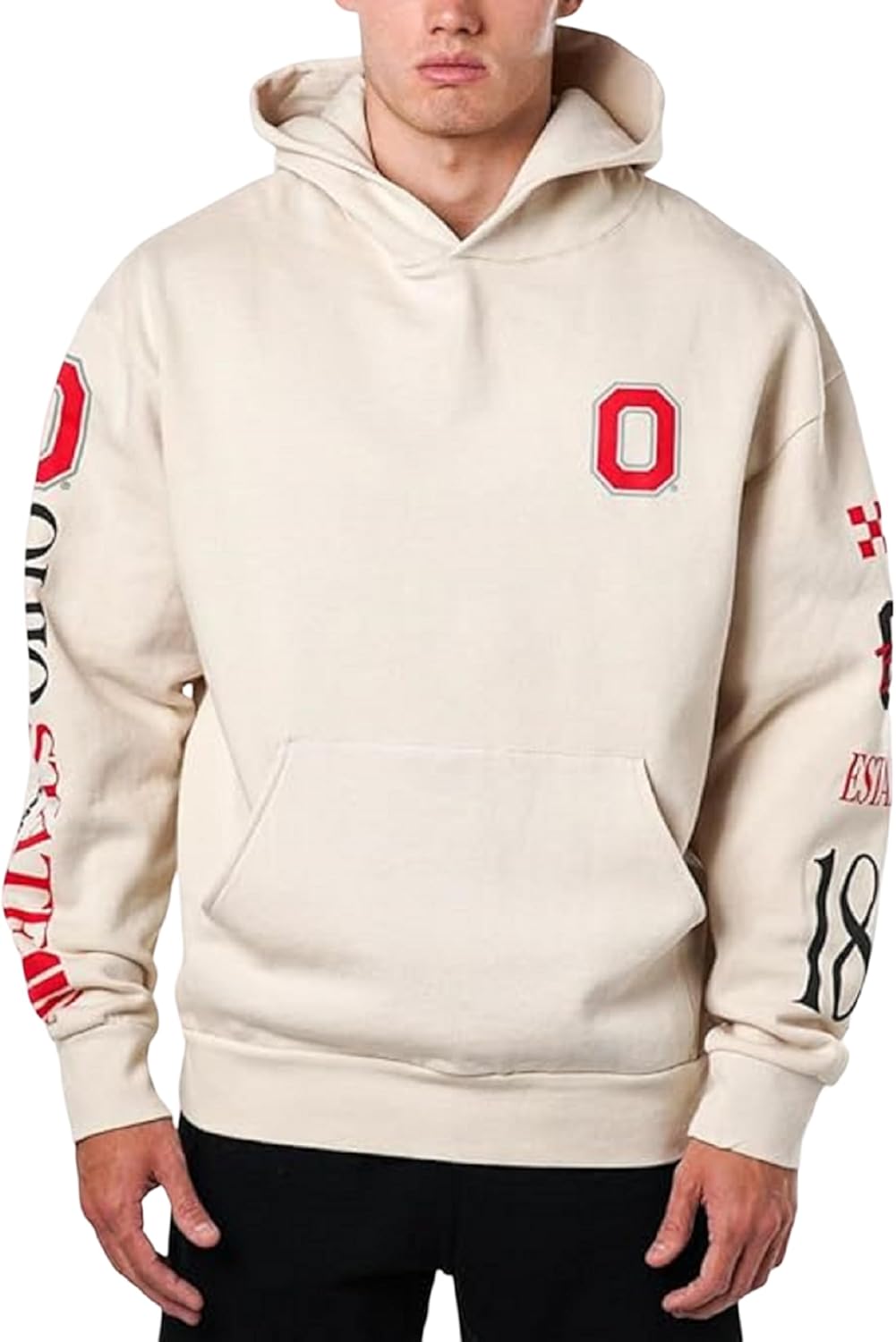 The Wild Collective Unisex Ohio State Graphic Sleeve Fleece Hoodie