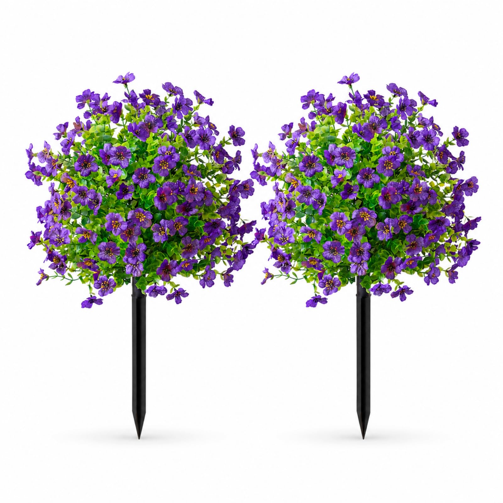 Fleurs artificielles extérieures résistantes au soleil pour remplacer les plantes fanées